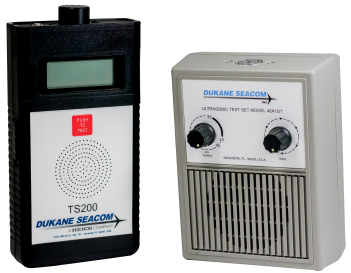 test ultrasonic ts200 beacon ts dukane seacom accessories functional voltage battery across well check heico company
